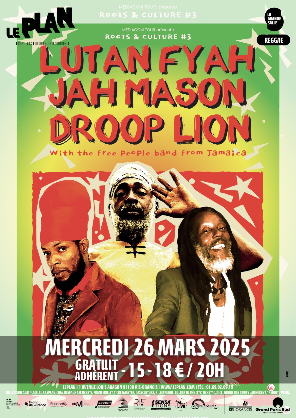 AFFICHE CONCERT- Roots and culture