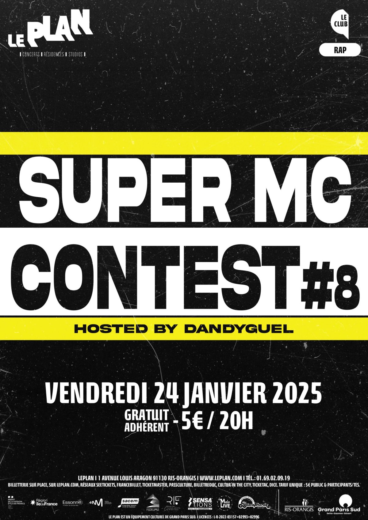 AFFICHE super mc contest 8