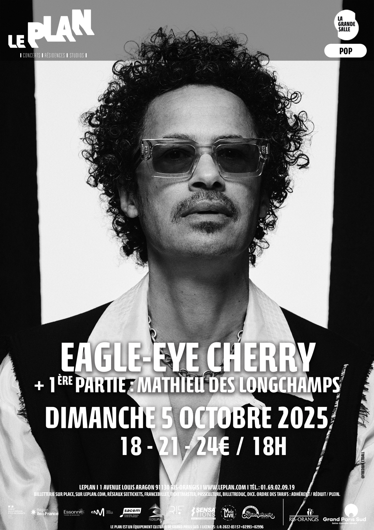 AFFICHE CONCERT-EAGLE-EYE CHERRY AFFICHE CONCERT-EAGLE-EYE CHERRY