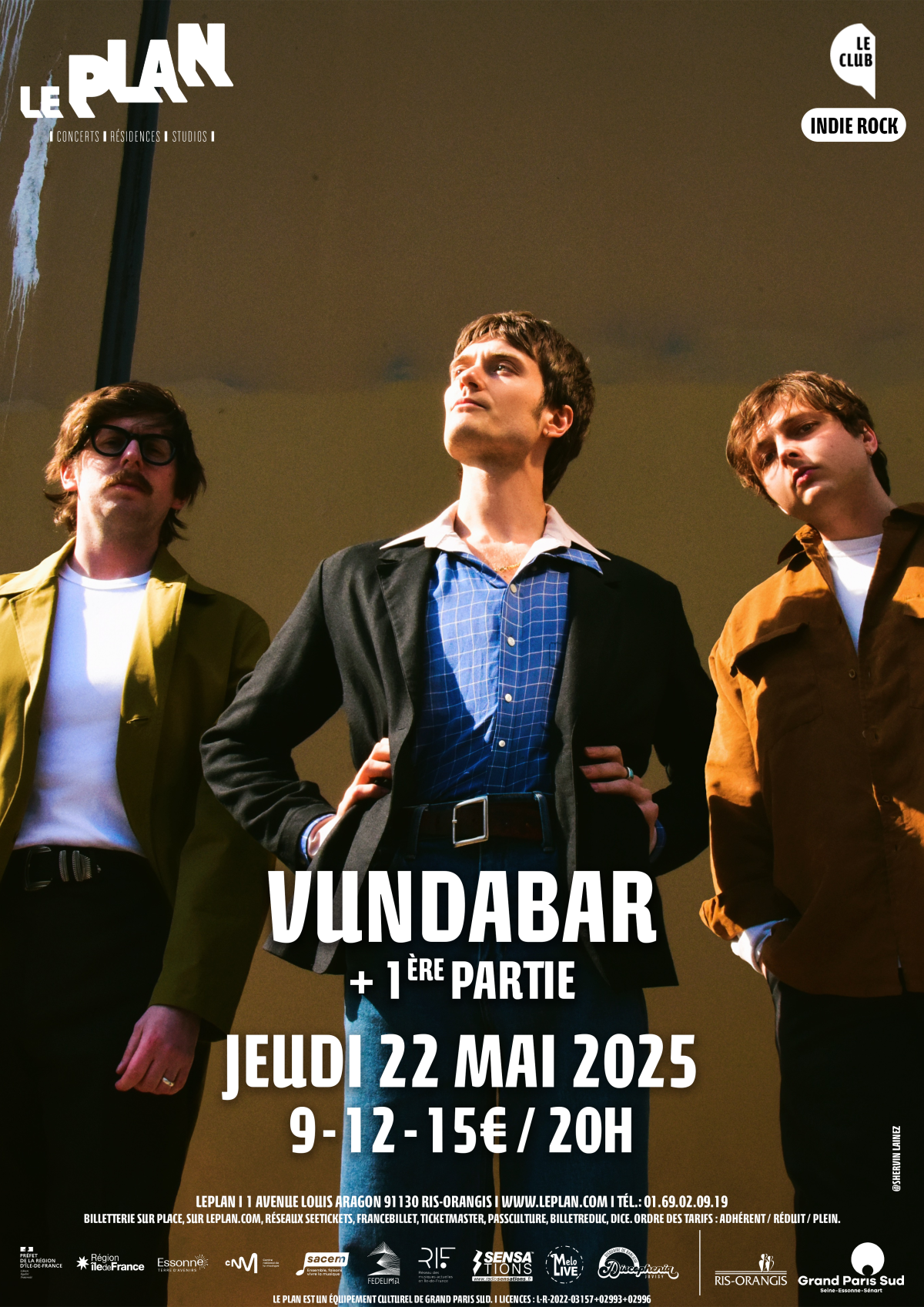 AFFICHE CONCERT-VUNDABAR